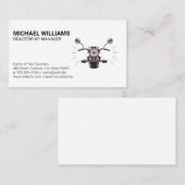 Carte De Visite Véhicules de moto (Devant / Derrière)