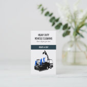 Carte De Visite Véhicules résistants de service de nettoyage (Debout devant)