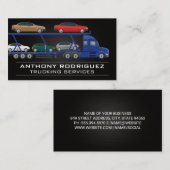 Carte De Visite Véhicules semi-hauteurs | Services de transport ro (Devant / Derrière)