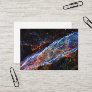 Carte De Visite Veil Nebula Supernova Reste Télescope Hubble