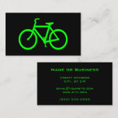 Carte De Visite Vélo à chaux (Devant / Derrière)