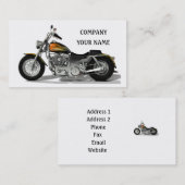 Carte De Visite Vélo de moteur (Devant / Derrière)