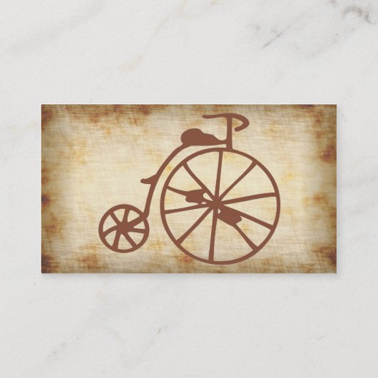 Carte de visite vélo Retro (Dos)