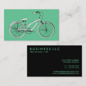 Carte De Visite vélo rétro (Devant / Derrière)