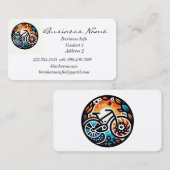 Carte De Visite Vélo sur mesure vélo vélo vélo sport fitness (Devant / Derrière)