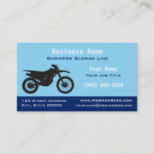 Carte De Visite Vélo tout-terrain / moto cross Motocross