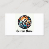 Carte De Visite Vélo Vélo Vente et réparation (Dos)