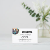 Carte De Visite Vélo Vélo Vente et réparation (Debout devant)