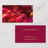Carte De Visite Velours (Devant / Derrière)