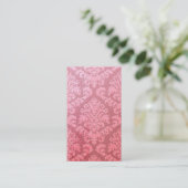 Carte De Visite Velours de coupe de damassé, satin de relief (Debout devant)