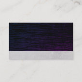 Carte De Visite Velours violet (Dos)