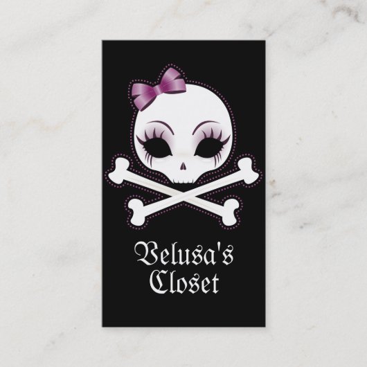 Carte De Visite VelusaSkullie (Devant)