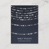 CARTE DE VISITE VELVET NAVY STRING LIGHTS STUD EARRÊT EARRÊT (Devant)