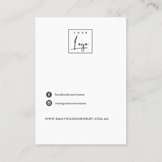 CARTE DE VISITE VELVET NAVY STRING LIGHTS STUD EARRÊT EARRÊT (Dos)