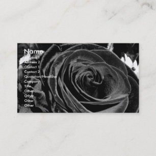 carte de visite Velvet Rose