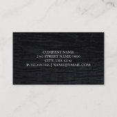 Carte De Visite Velvet | Tissu de mode (Dos)