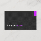 Carte De Visite Vendeur commercial - Grille Twill moderne (Dos)