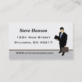 Carte de visite vendeur d'assurance (Dos)