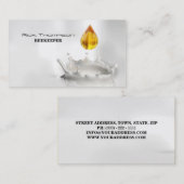 Carte De Visite Vendeur de miel/abeille douce savoureuse (Devant / Derrière)