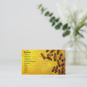 Carte De Visite Vendeur de miel Apiariste apiculteur (Debout devant)