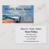 Carte De Visite Vendeur de voitures d'occasion (Devant / Derrière)