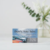 Carte De Visite Vendeur de voitures d'occasion (Debout devant)