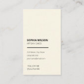 Carte De Visite Vending Machine Business Card (Dos)