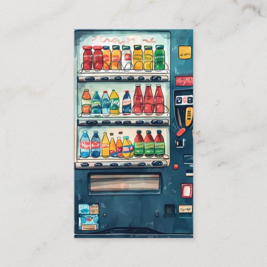 Carte De Visite Vending Machine Business Card (Devant)