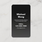 Carte De Visite Vending Machine Maintenance (Dos)