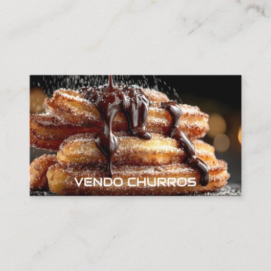 Carte De Visite Vendo churros (Devant)