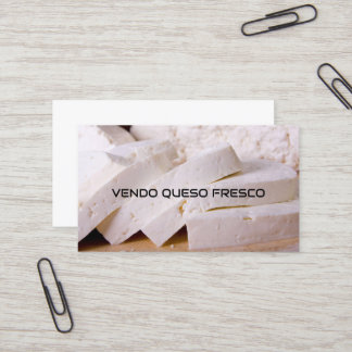 Carte De Visite Vendo queso fresco
