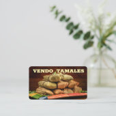Carte de visite Vendo tamales (Debout devant)