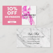 Carte De Visite Vendredi Code rabais spécial Vape Shop (Devant / Derrière)