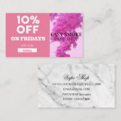 Carte De Visite Vendredi Code rabais spécial Vape Shop (Devant / Derrière)