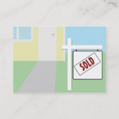 Carte De Visite Vendu - potelé (Dos)