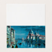 Carte De Visite Venise au clair de lune (Extérieur déplié)