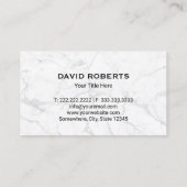 Carte De Visite Vent de séchoir professionnel et nettoyage des con (Dos)