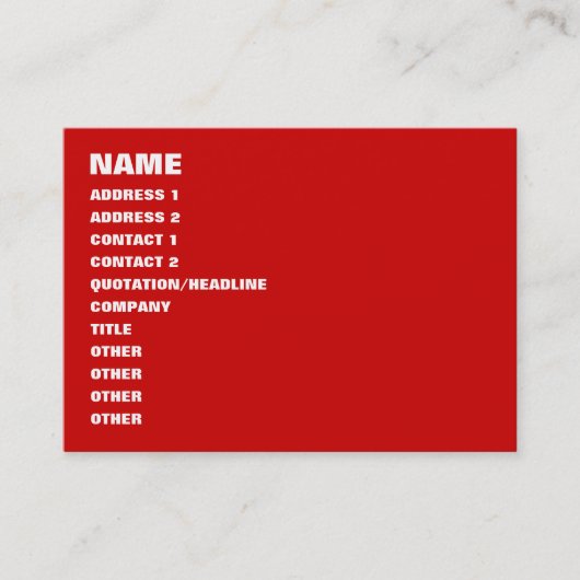 CARTE DE VISITE VENTE (Devant)