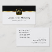 Carte De Visite Vente à la maison de luxe (Devant / Derrière)
