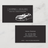 Carte De Visite Vente automatique de concessionnaires professionne (Devant / Derrière)