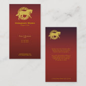 Carte De Visite Vente d'affaires de cheval (Devant / Derrière)