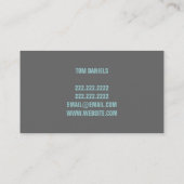 Carte De Visite Vente d'appareils Installation Réparation (Dos)