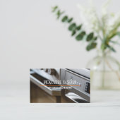 Carte De Visite Vente d'appareils Installation Réparation (Debout devant)