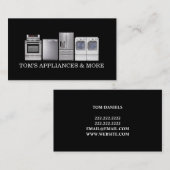 Carte De Visite Vente d'appareils Installation Réparation (Devant / Derrière)
