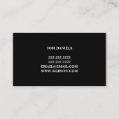 Carte De Visite Vente d'appareils Installation Réparation (Dos)