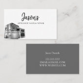 Carte De Visite Vente d'appareils Installation Réparation (Devant / Derrière)