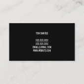 Carte De Visite Vente d'appareils Installation Réparation (Dos)