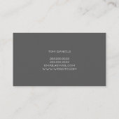Carte De Visite Vente d'appareils modernes Installation Réparation (Dos)