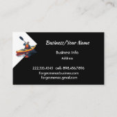 Carte De Visite Vente de location de bateaux de kayak professionne (Devant)