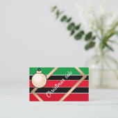 Carte De Visite Vente de Noël (Debout devant)